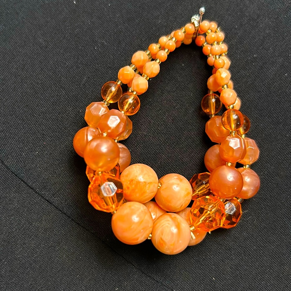 Multi-strand peach bracelet please bundle
